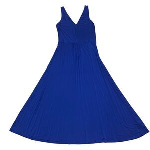 Boden Women's V-Neck Stretch Jersey Maxi Dress - Size 10R